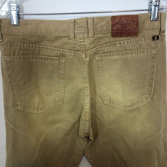 LUCKY BRAND Tan Bootcut Beige Denim Jeans Size 12 - Picture 5 of 9